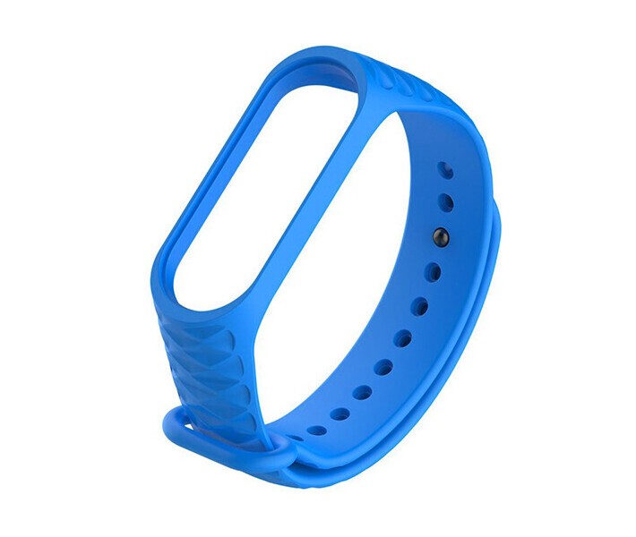 Ремінець Rhombus для Xiaomi Mi Band 3/Band 4 (Blue)-0
