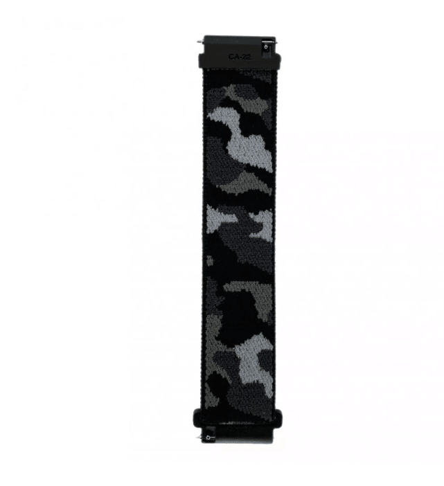Ремінець Nylon для 20 mm камуфляж (Black)-0
