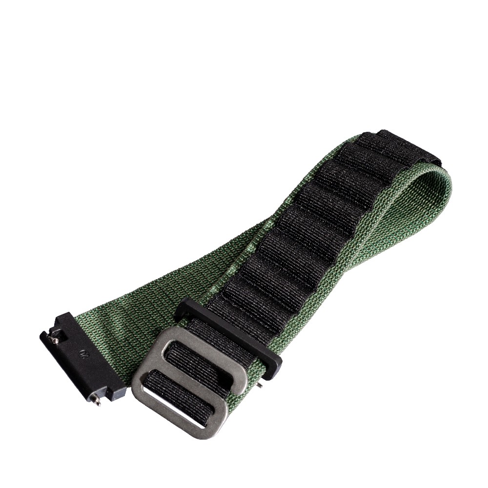 Ремінець для 20 mm Alpine Loop (Black+Green)-0