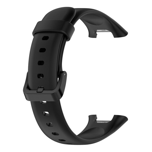 Ремінець Silicone для Xiaomi Mi Smart Band 7 Pro (Black)-0