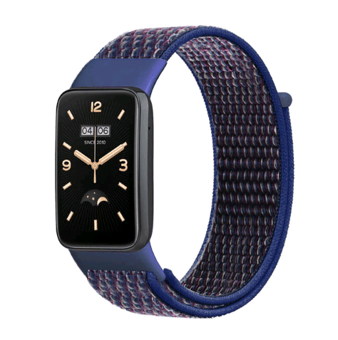 Ремінець NYLON для Xiaomi Mi Smart Band 7 Pro (Midnight blue)-0