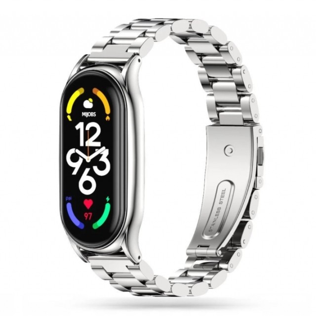 Ремінець Steel для Mi Band 3/4 (Silver)-0