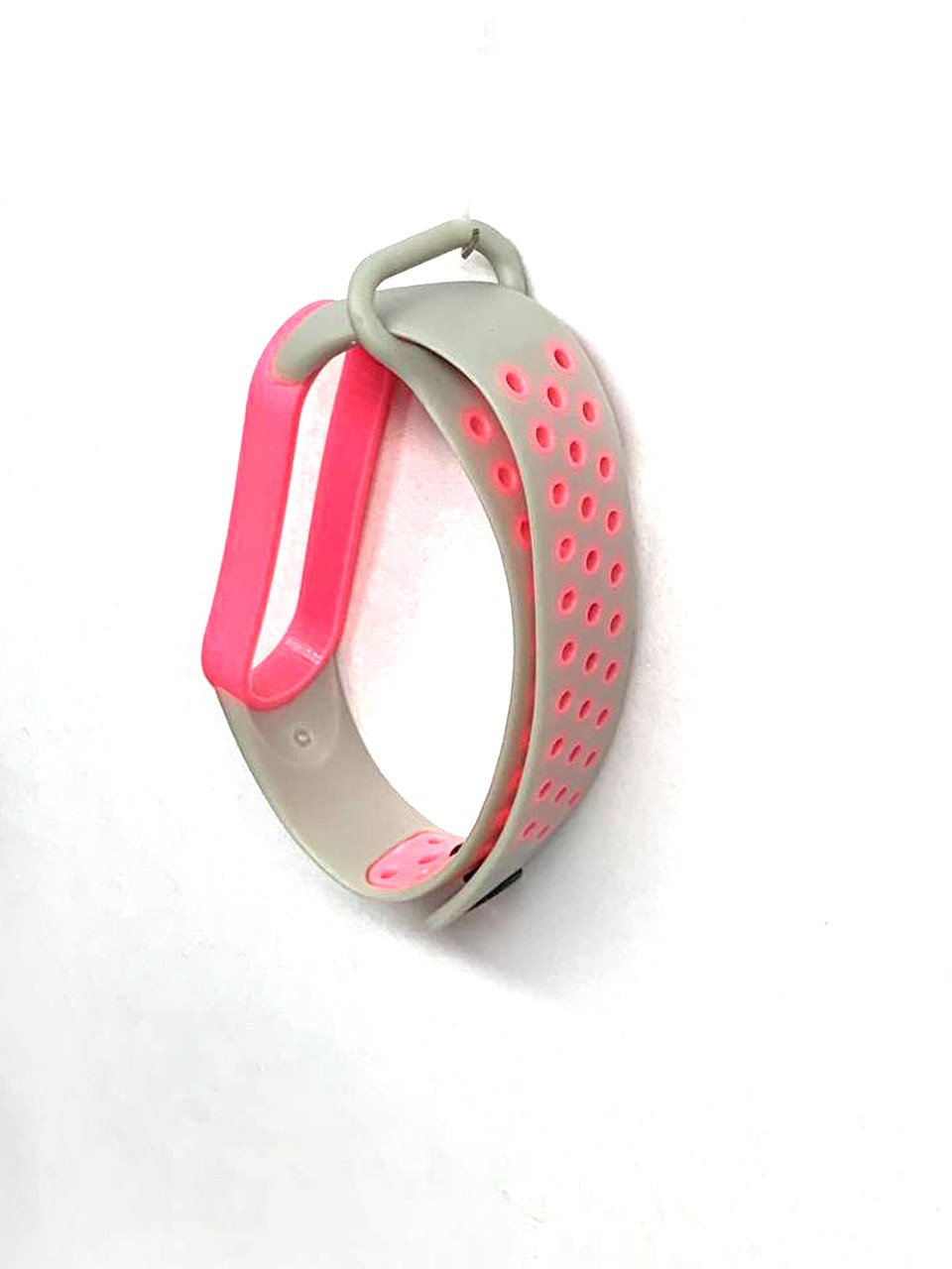 Ремінець SPORT-1 для Xiaomi Mi Band 5/6 grey-pink-0