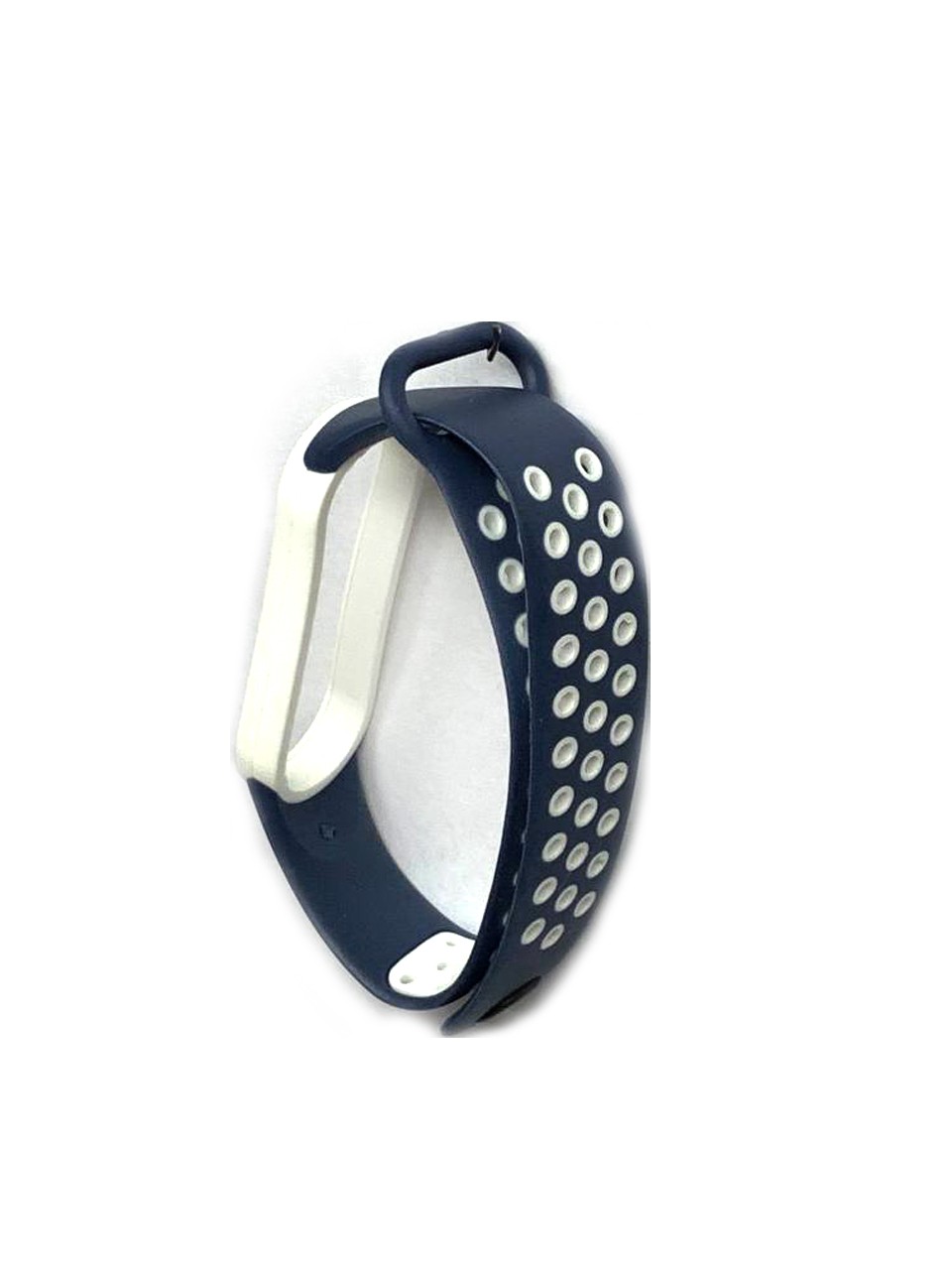 Ремінець SPORT-1 для Xiaomi Mi Band 5/6 blue-white-0