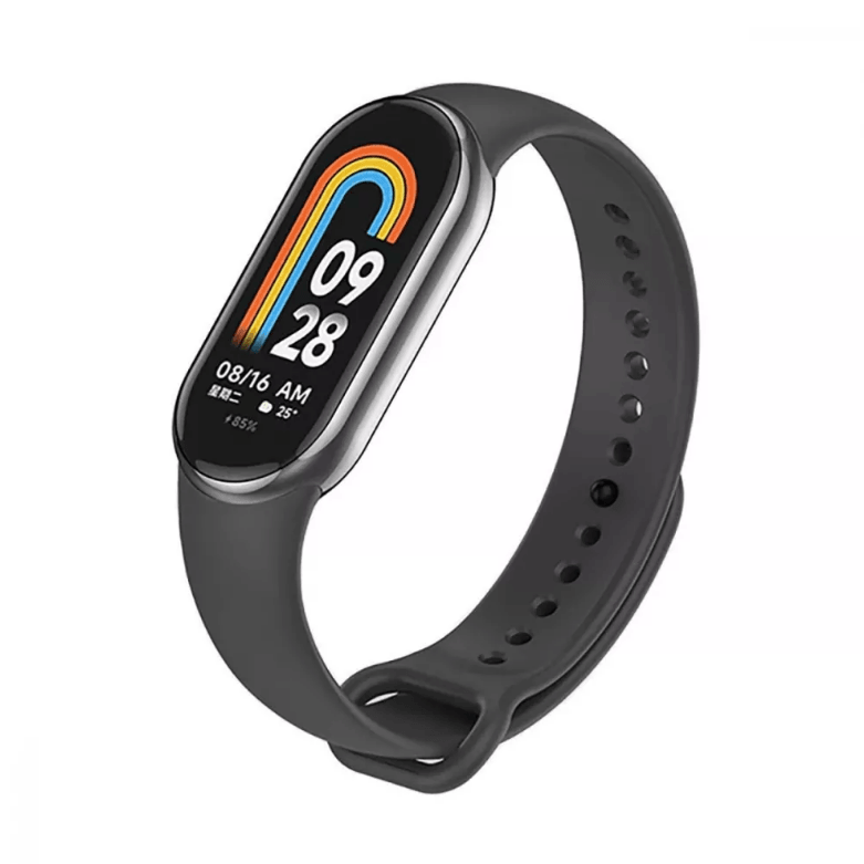 Ремінець Silicone для Mi Band 8/9  (dark gray)-0