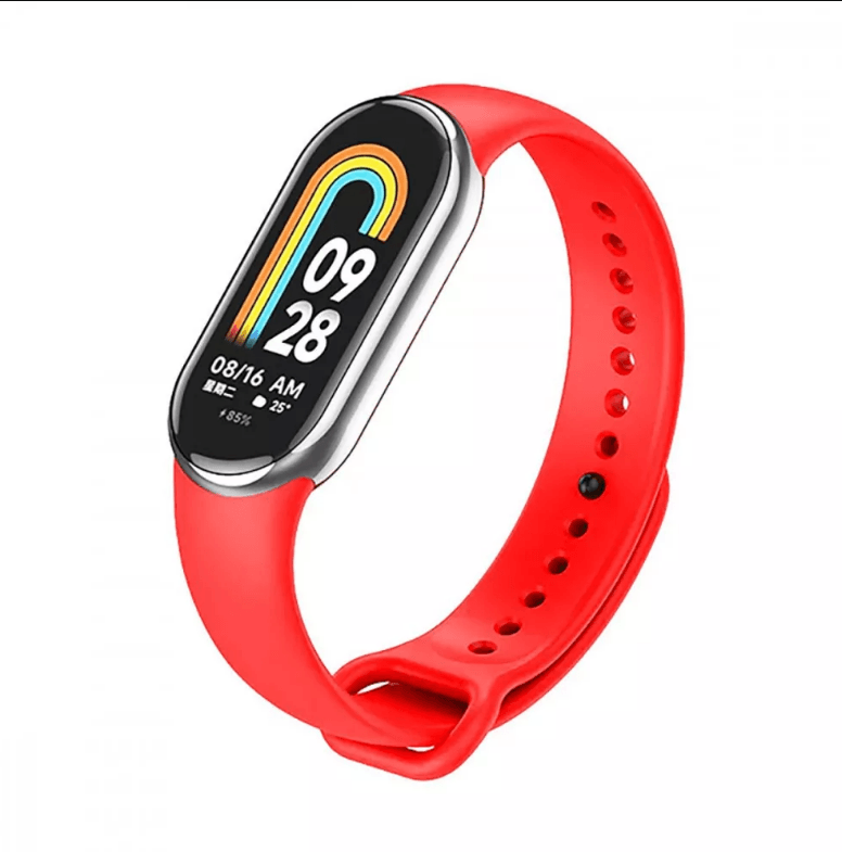 Ремінець Silicone для Mi Band 8  (red)-0