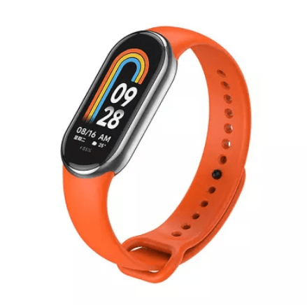 Ремінець Silicone для Mi Band 8  (orange)-0