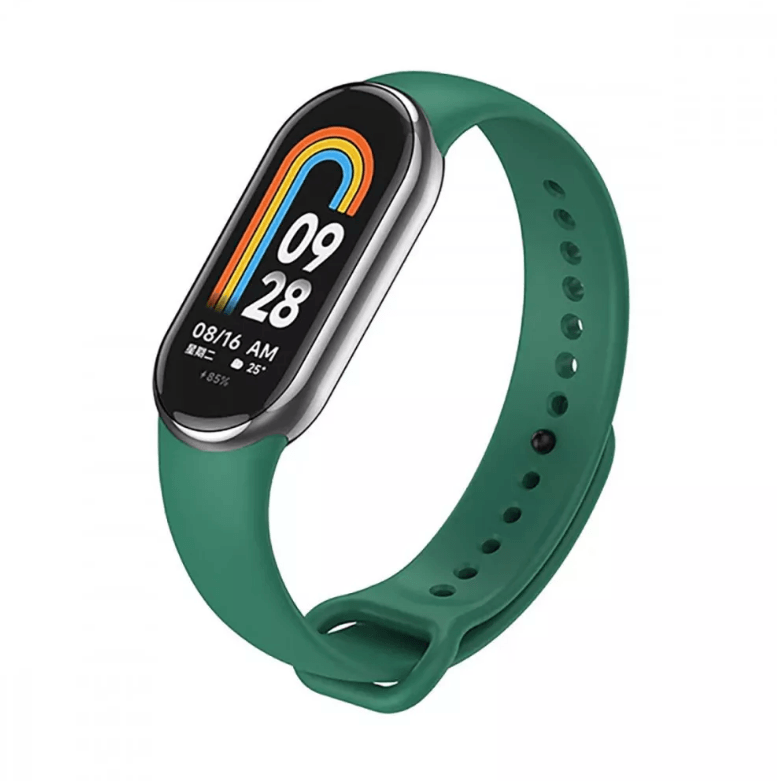 Ремінець Silicone для Mi Band 8  (dark green)-0