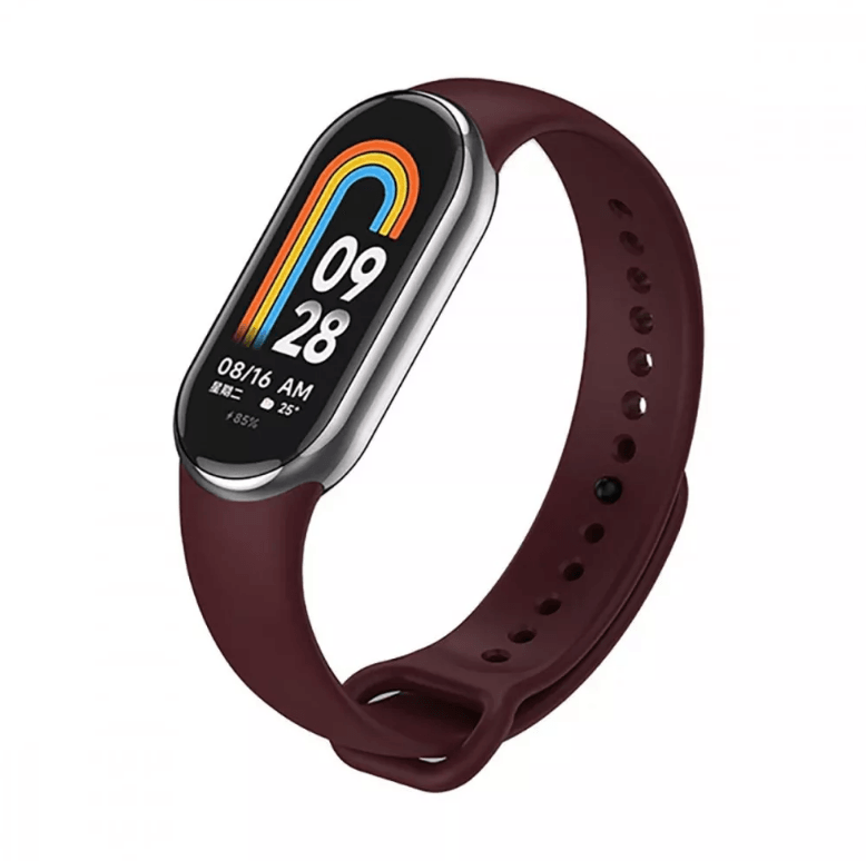 Ремінець Silicone для Mi Band 8/Mi Band 9  (marsala)-0