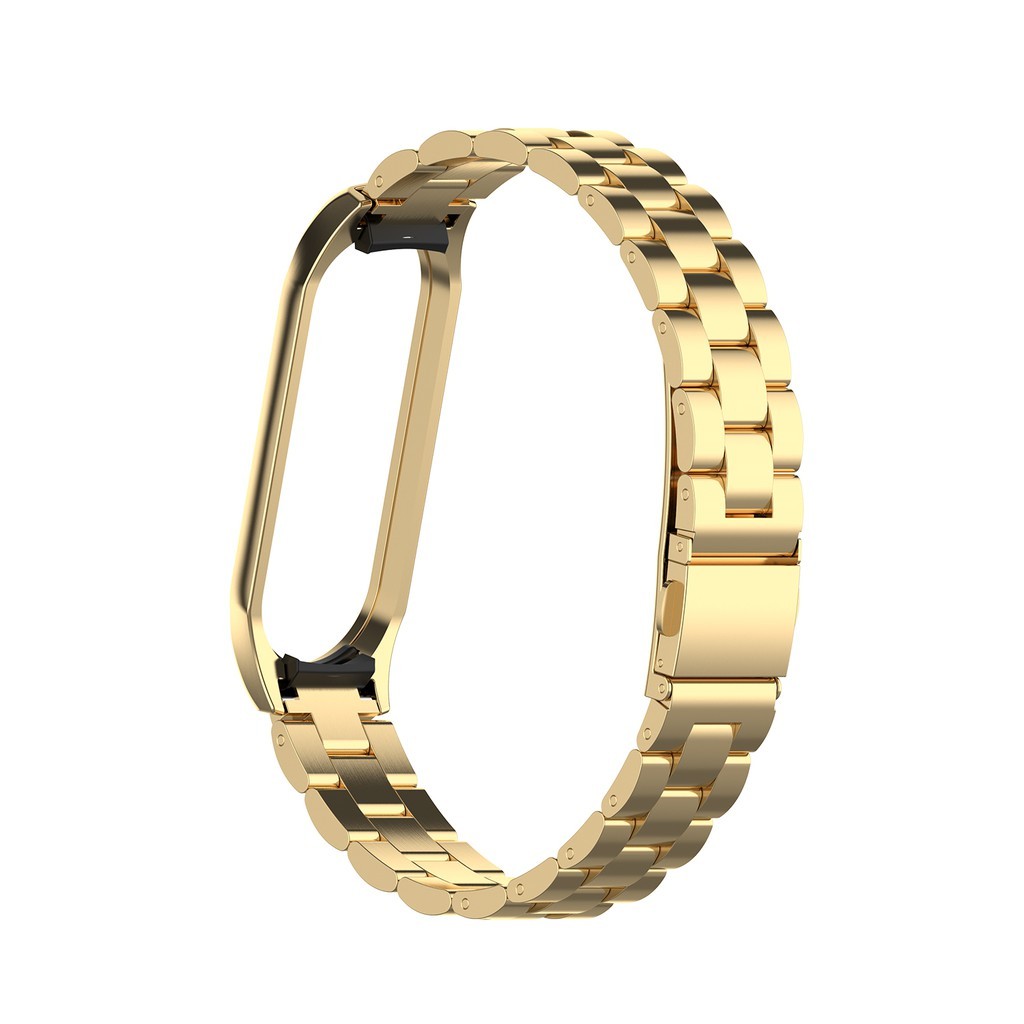 Ремінець Steel для Mi Band 3/4 (Pale Gold)-1
