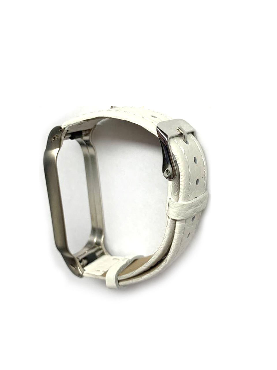 Ремінець Xiaomi Mi Band 5 Leather PIG White-0