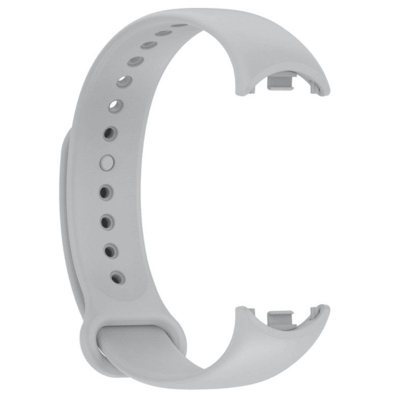 Ремінець Silicone для Mi Band 8  (light gray)-1