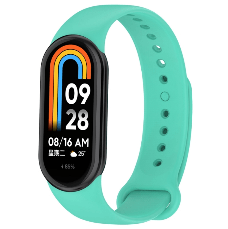 Ремінець Silicone для Mi Band 8  (mint)-0