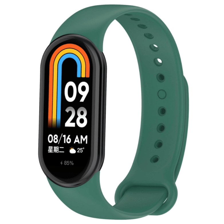 Ремінець Silicone для Mi Band 8  (Olive)-0