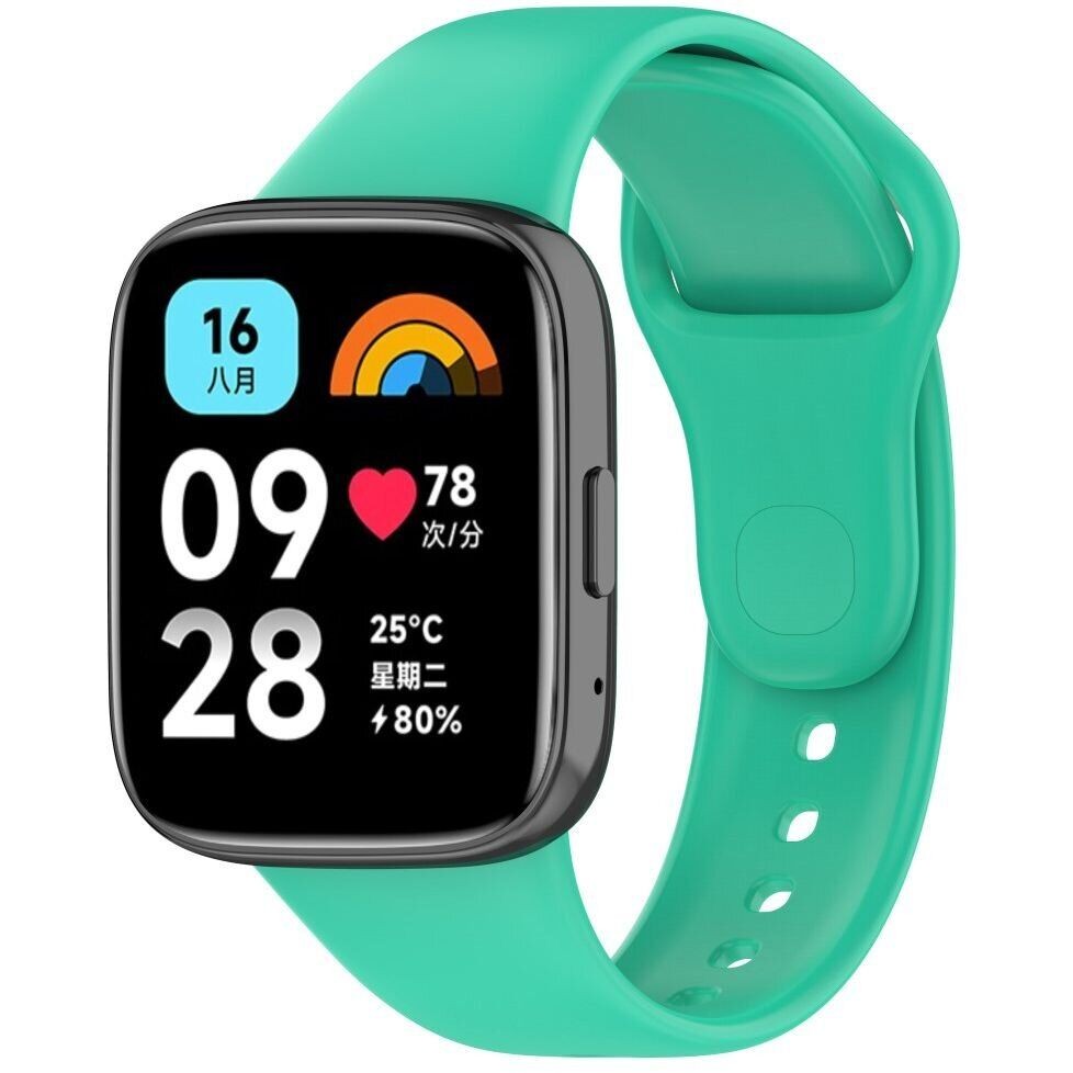 Ремінець Xiaomi Redmi Watch 3 Active / 3 Lite 22mm (Бірюзовий)-0
