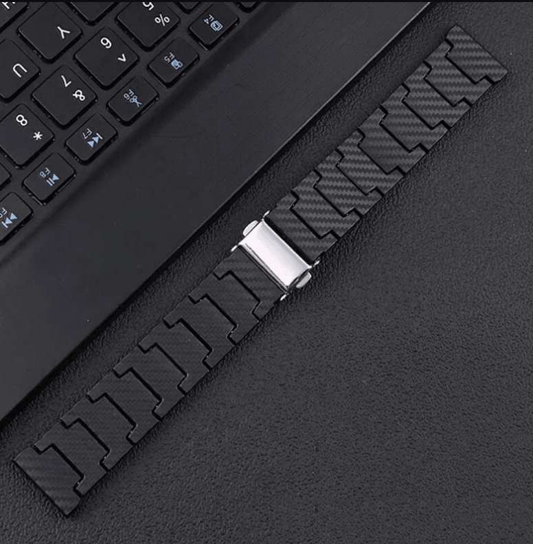 Ремінець Carbon fiber 20mm (Black)-0