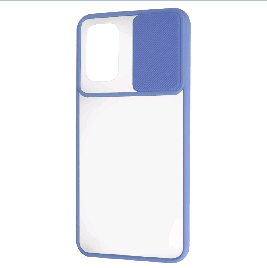 Накладка Camshield mate TPU для Xiaomi Redmi 10 фіолетова шторка-0