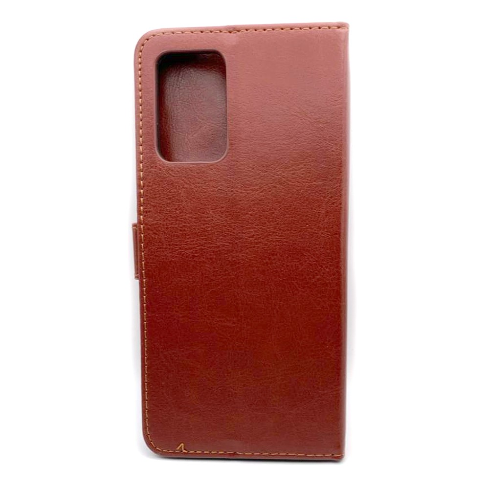 Книжка EcoCase для Xiaomi Redmi 10 / Note 11 4G коричнева-1