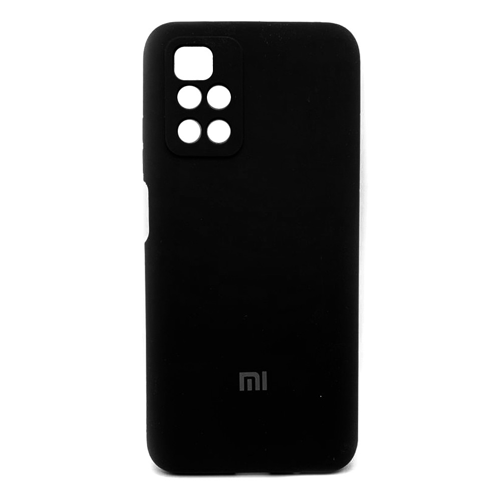 Silicone Cover Full Camera (AA) для Xiaomi Redmi 10/Redmi 10 2022 (Black)-0
