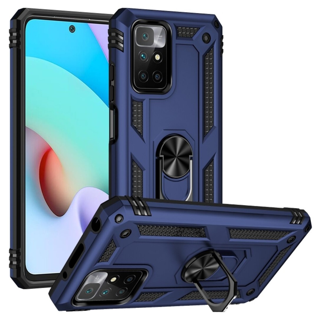 Накладка під магнітний тримач Serge Ring  для Xiaomi Redmi 10/Redmi 10 2022 Синя-0