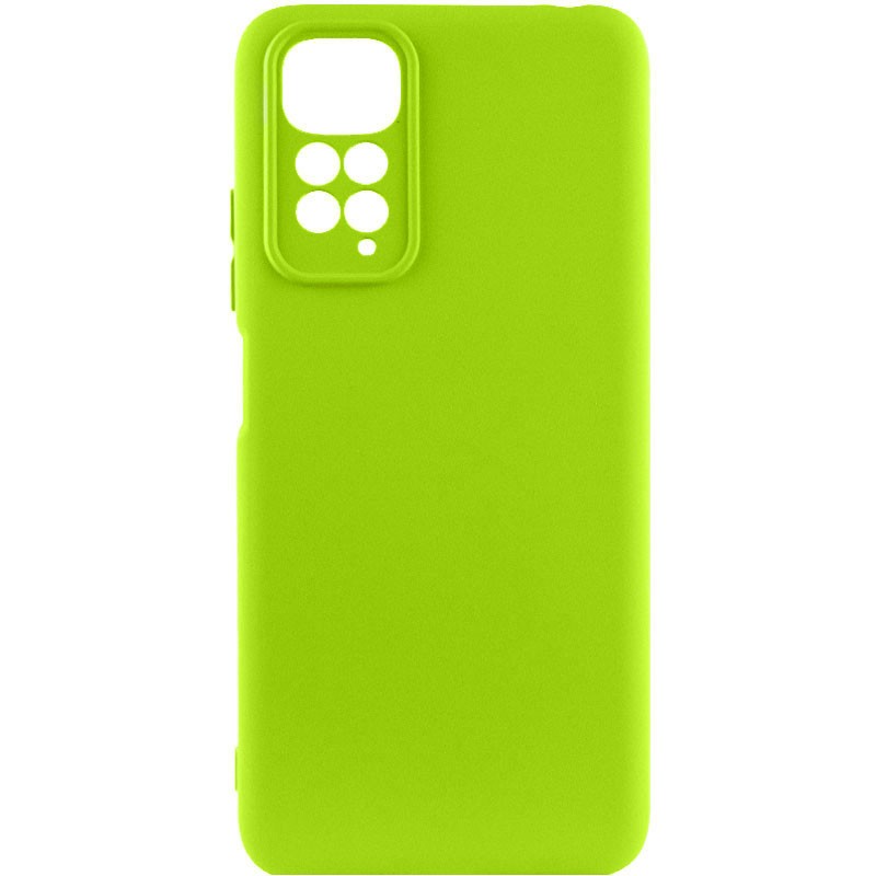 Silicone Cover Full Camera (AA) для Xiaomi Redmi 10/Redmi 10 2022 (Neon green)-0