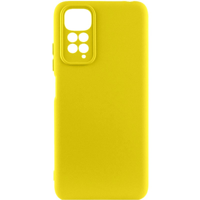 Silicone Cover Full Camera (AA) для Xiaomi Redmi 10/Redmi 10 2022 (Neon yellow)-0