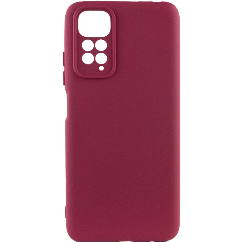 Silicone Cover Full Camera (AA) для Xiaomi Redmi 10/Redmi 10 2022 (Marsala)-0
