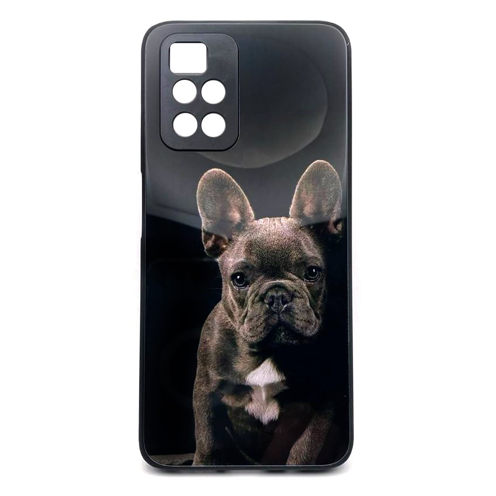 Накладка Marble Clouds для Xiaomi Redmi 10 Dogs (cкляний)-0