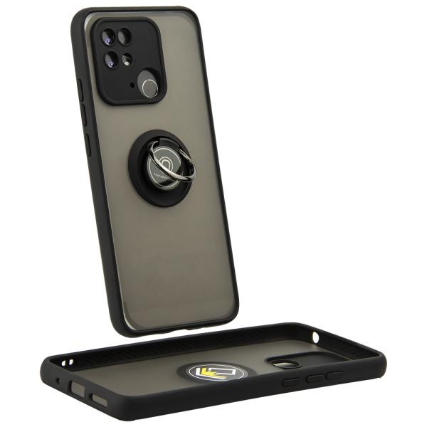 Накладка Totu Gingle Ring для Xiaomi Redmi 10c/Poco C40 чорна-0