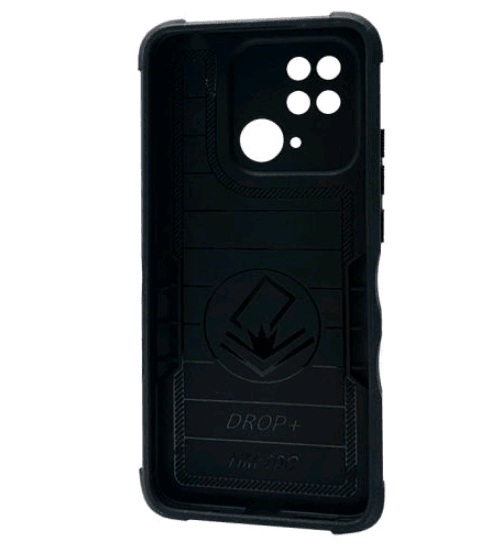 Накладка ANTIBROKEN для Xiaomi Redmi 10C (Чорна)-1
