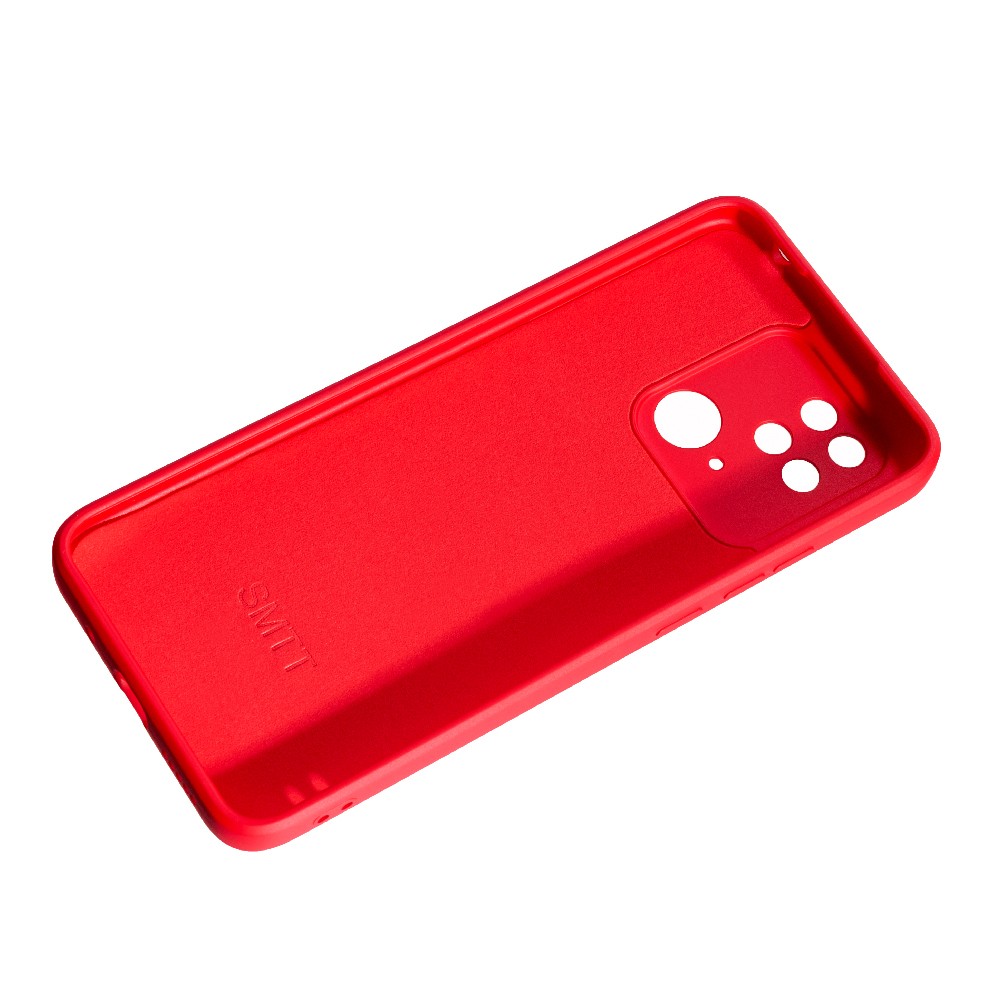 Накладка Silicone case SMTT для Xiaomi Redmi 10c (Cherry)-1