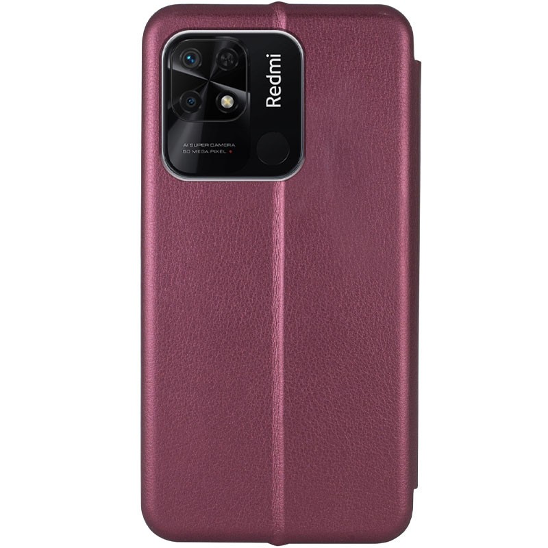 Книжка Premium для Xiaomi Redmi 10C / Poco C40 (Марсала)-1