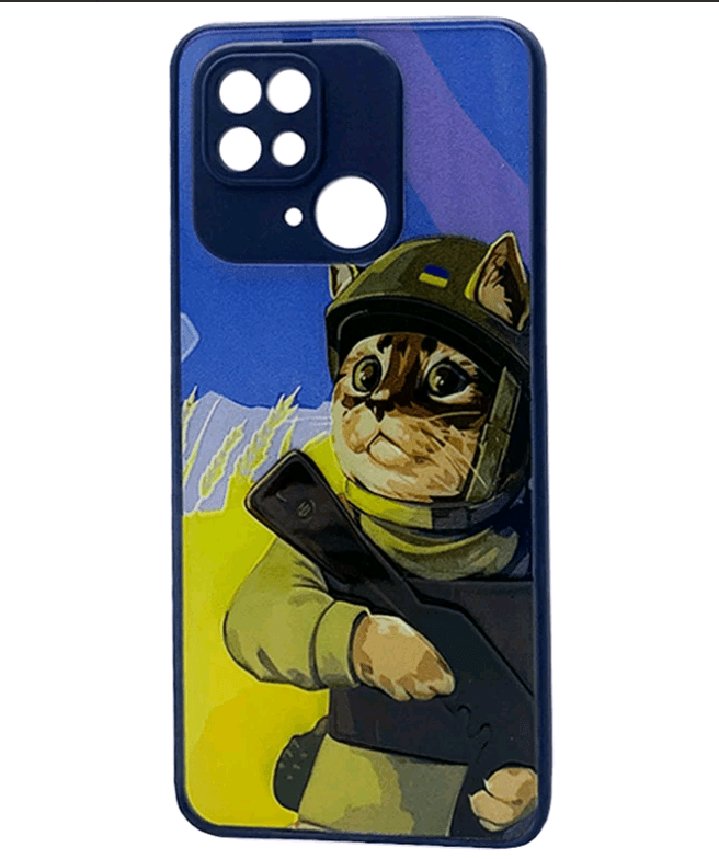 Накладка Totu Gingle Print для Xiaomi Redmi 10C (Кіт ЗСУ)-0