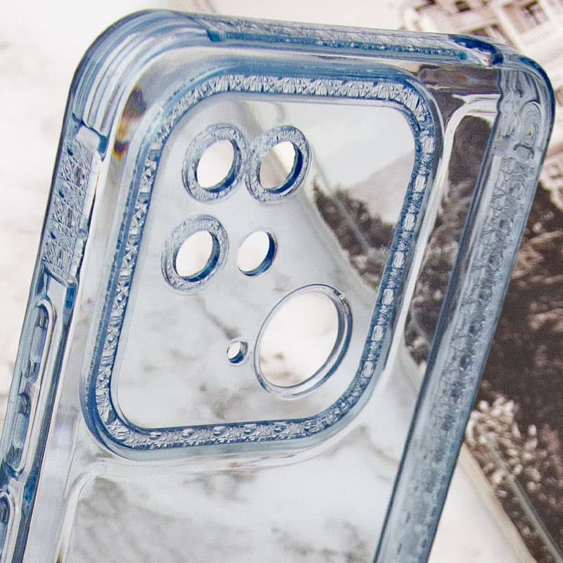Накладка Starfall Clear для Xiaomi Redmi 10C/Poco C40 (Блакитна)-3
