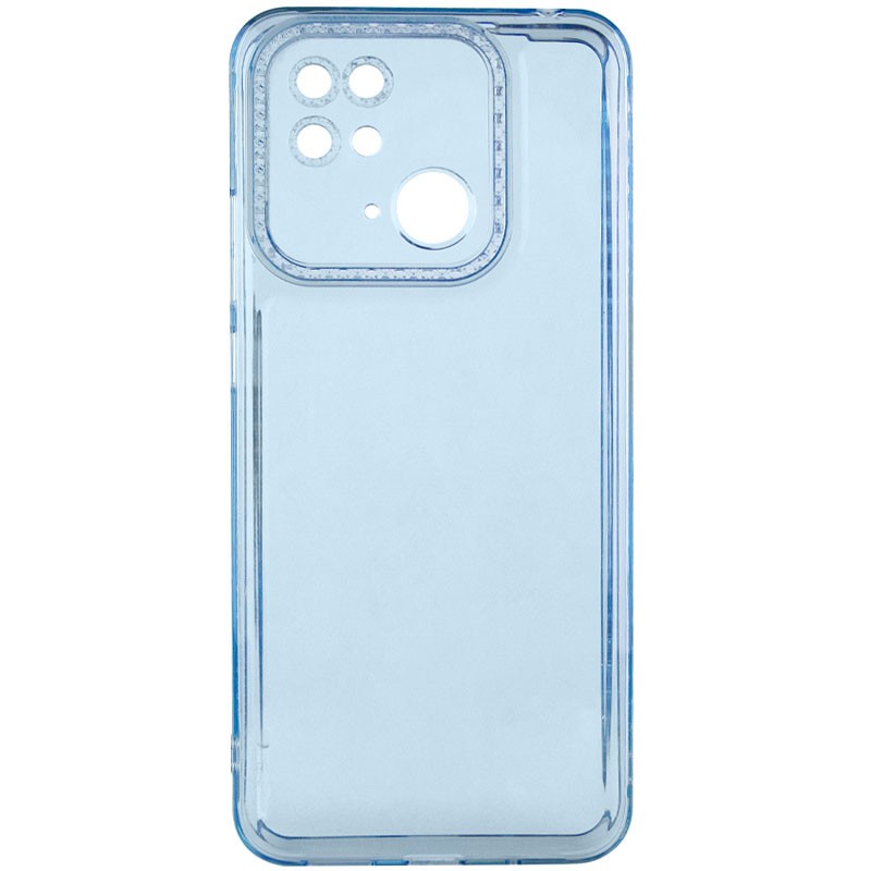 Накладка Starfall Clear для Xiaomi Redmi 10C/Poco C40 (Блакитна)-0