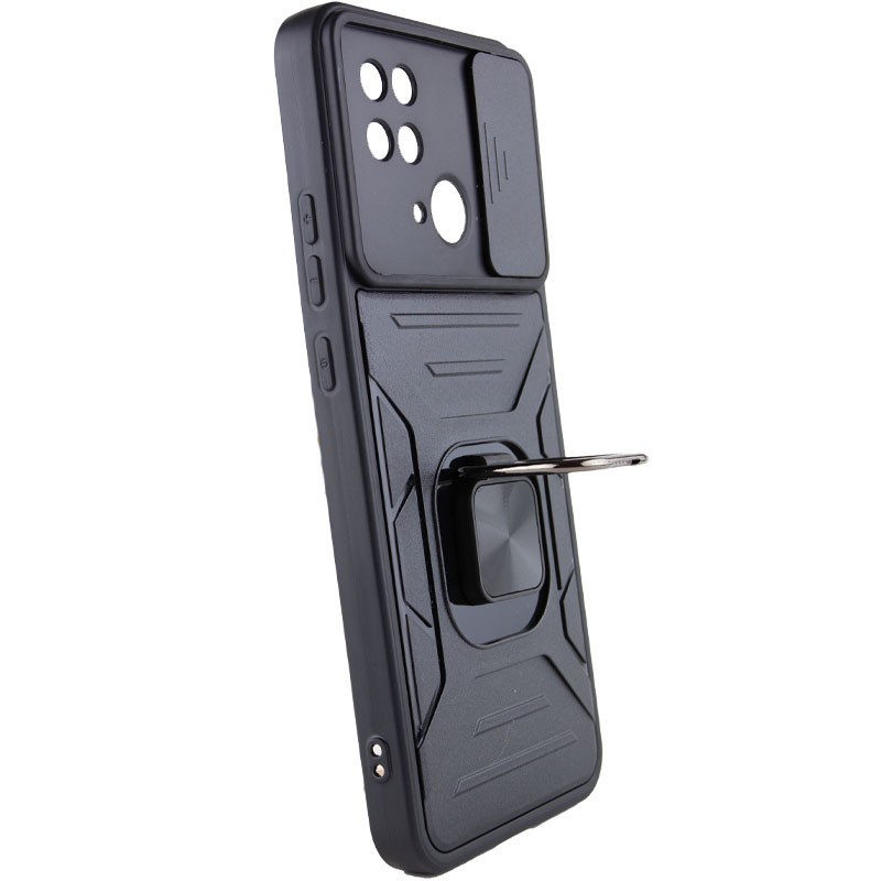 Накладка  Camshield Flash Ring for Magnet для Xiaomi Redmi 10C/Poco C40 Чорний-1