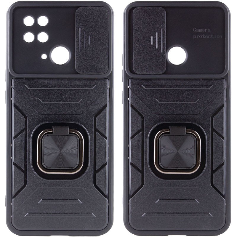 Накладка  Camshield Flash Ring for Magnet для Xiaomi Redmi 10C/Poco C40 Чорний-0