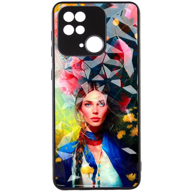 Накладка Ladies для Xiaomi Redmi 10C / Poco C40 Квітуча Україна-0