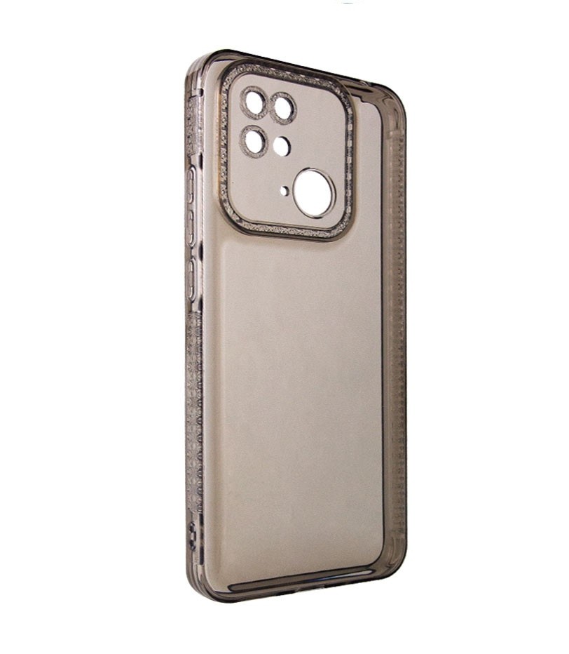 Накладка Starfall Clear для Xiaomi Redmi 10C/Poco C40 (Сіра)-0