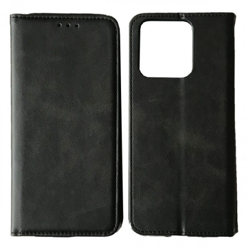 Книжка Black TPU Magnet для Xiaomi Redmi 10C/Poco C40 чорна-0
