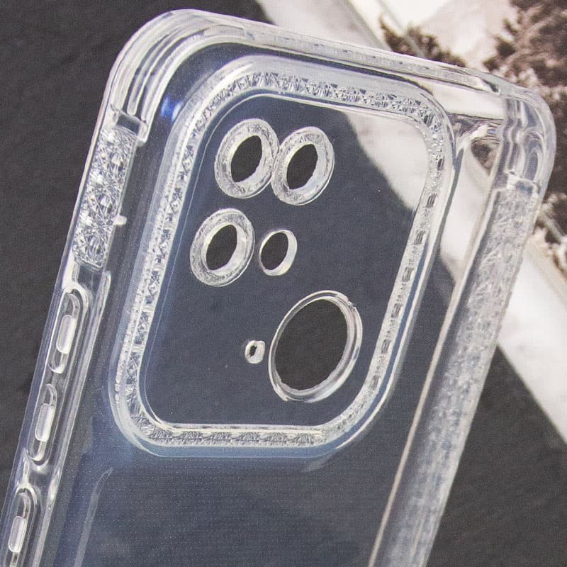 Накладка Starfall Clear для Xiaomi Redmi 10C/Poco C40 (Прозора)-3