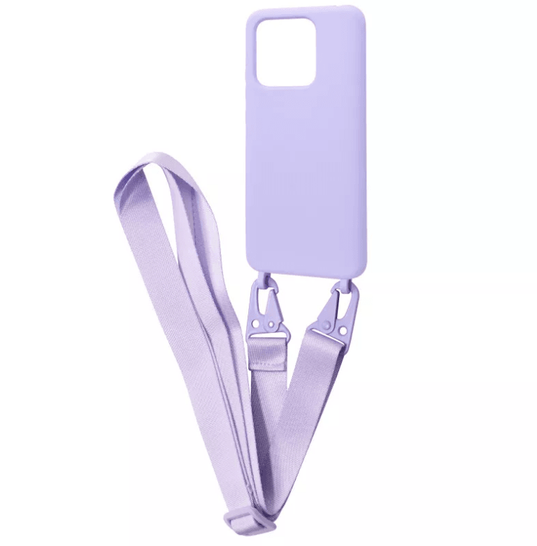 Накладка Strap для Xiaomi Redmi 10C/Poco C40 (Light purple)-0