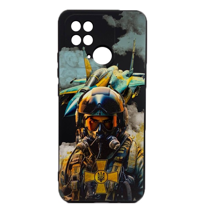 Накладка Wave nPrint для Xiaomi Redmi 10C/Poco C40  (Fighter)-0