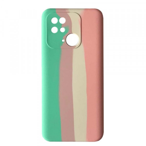 Rainbow Silicone Case Xiaomi Redmi 10C/Poco C40 Candy-0