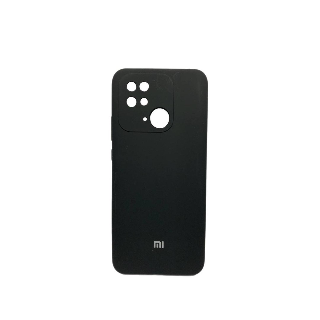 Silicone Cover Full Camera (AAA) для Xiaomi Redmi 10C (Black)-0