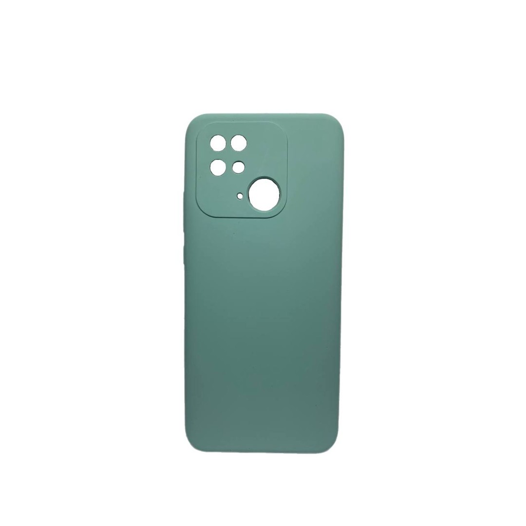 Silicone Cover Full Camera without Logo (A) для Xiaomi Redmi 10C/Poco C40 Mint-0