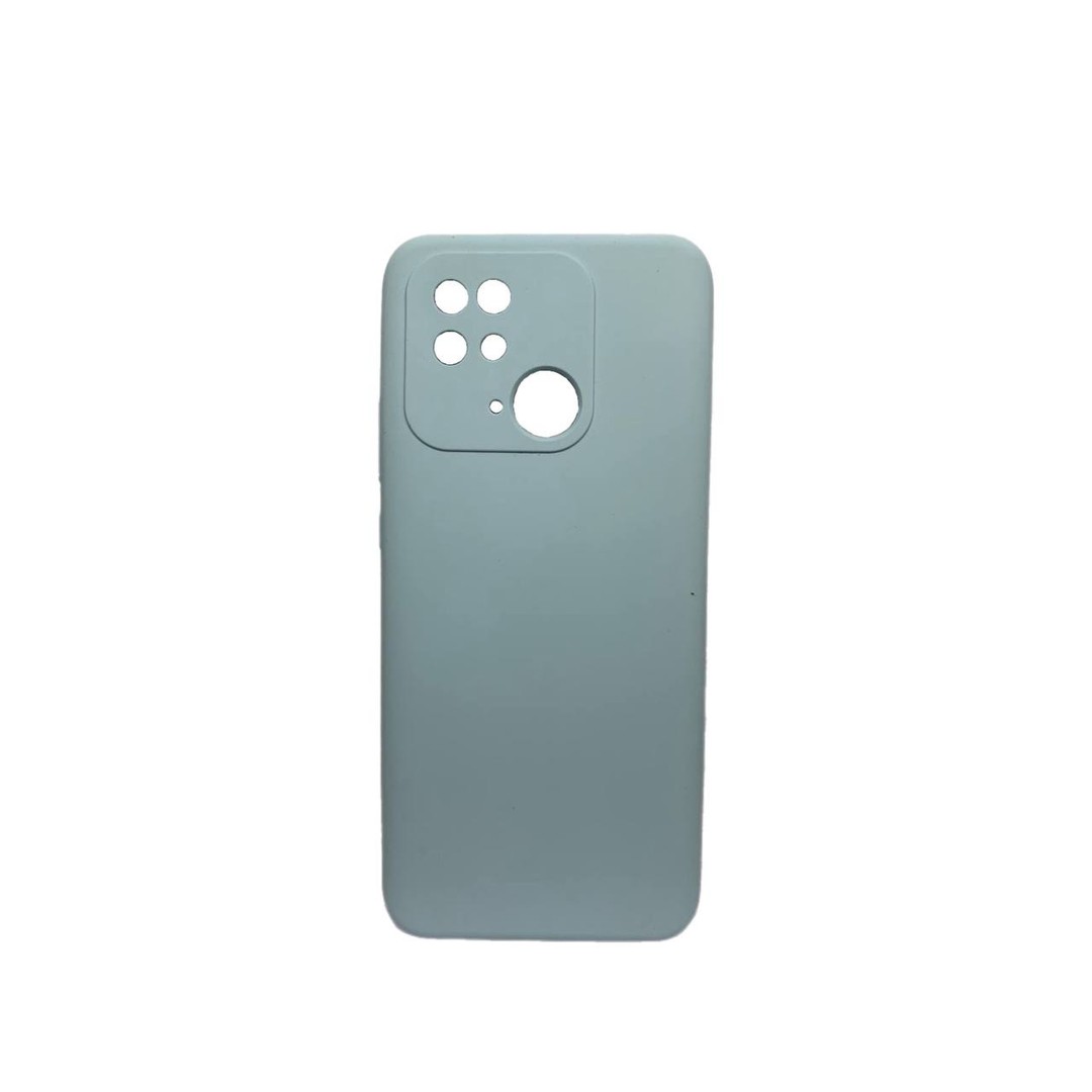 Silicone Cover Full Camera without Logo (A) для Xiaomi Redmi 10C/Poco C40 Lilac cream-0