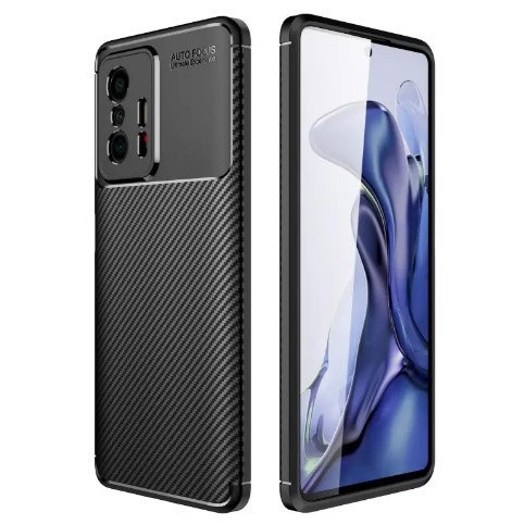 Накладка Ultimate Experience Carbon для Xiaomi 11T/ 11T Pro чорна-0