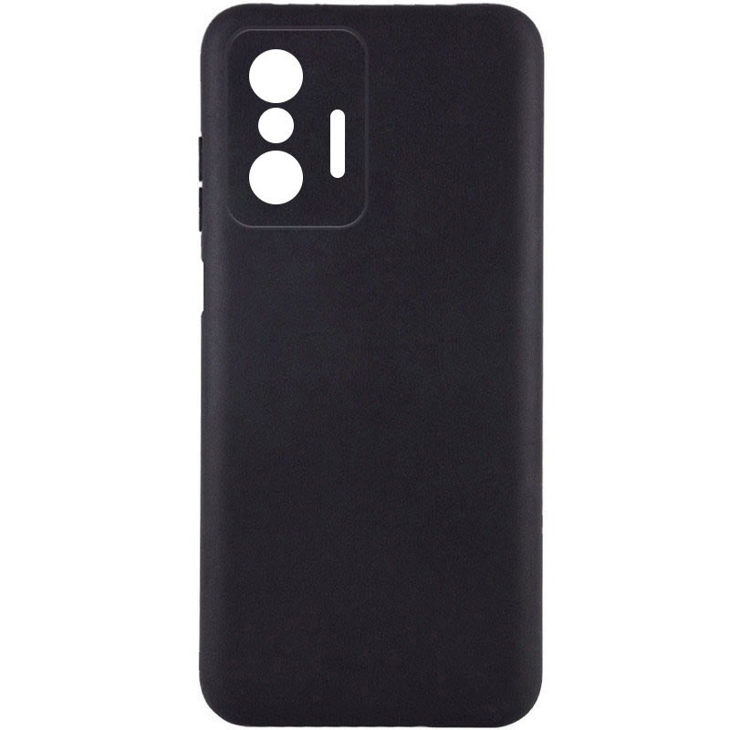 Silicone Cover Full Camera without Logo (A) для Xiaomi 11T / 11T Pro (Black)-0