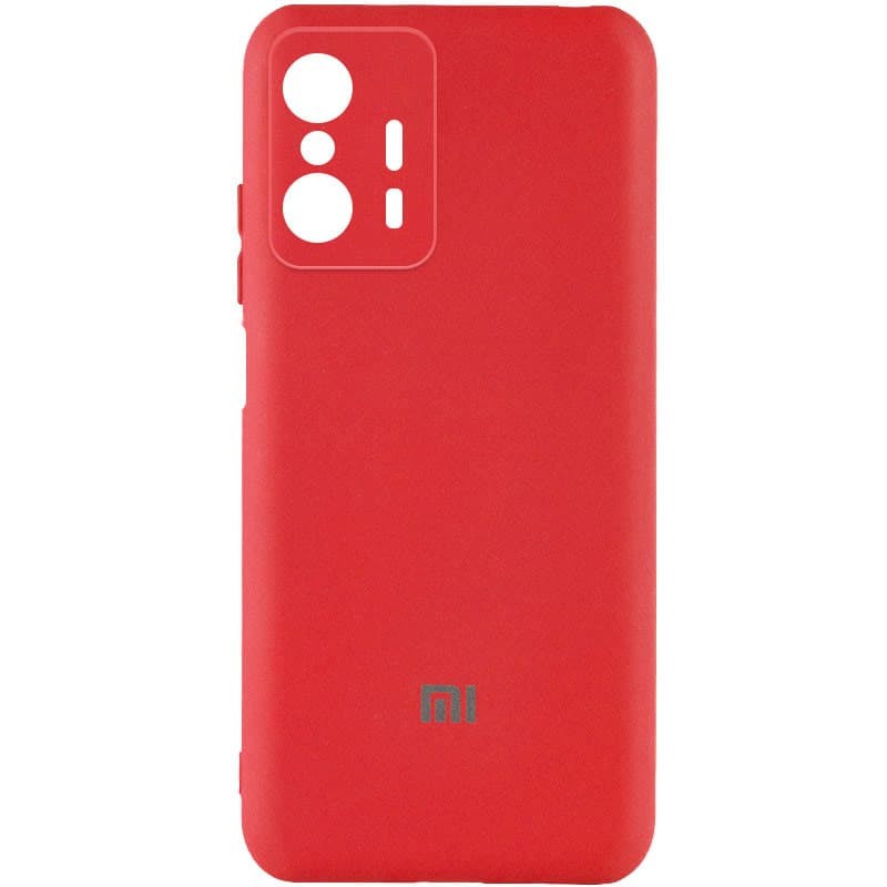 Silicone Cover My Color Full Camera (A) для Xiaomi Mi 11T / 11T Pro (Red)-0